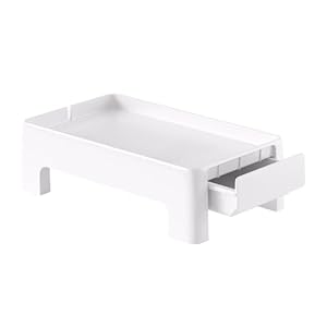 IMIPAW Raised Pet Feeder Stand, Adjustable Height with Drawer to Storage Pet Food, Non-Slip, Suitable for Cat and Puppy Feeders as Well as Water Fountains