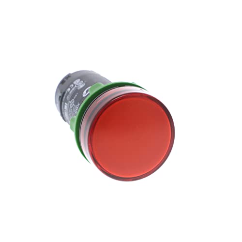 Piloto luminoso rojo monobloque 120V para paneles de control industrial 2