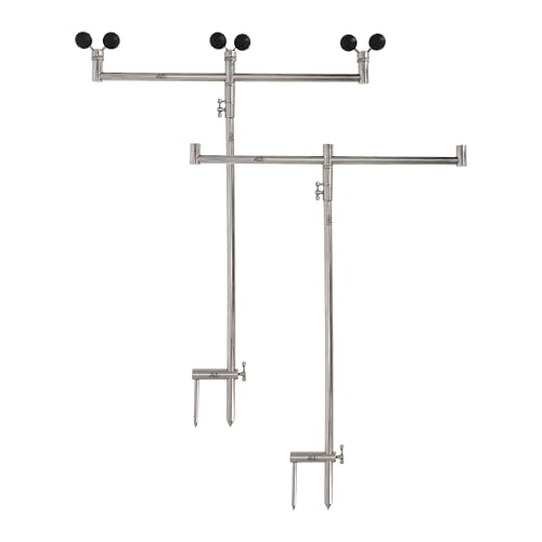 Support de canne à pêche stable en acier inoxydable pour éviter les chutes de canne carpe - 2