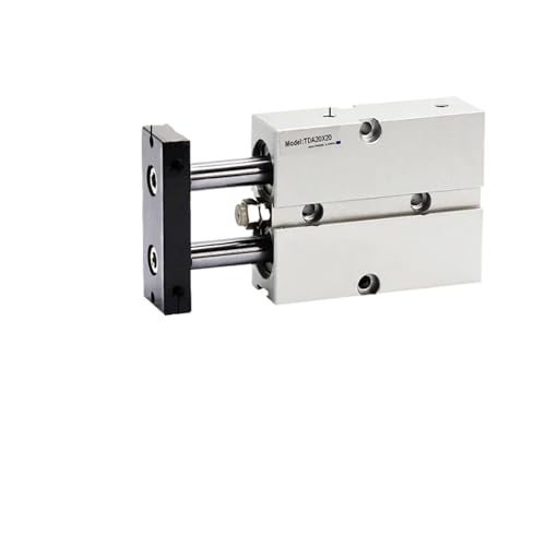 Vérin pneumatique haute précision TN double tige course 40mm robuste - 7