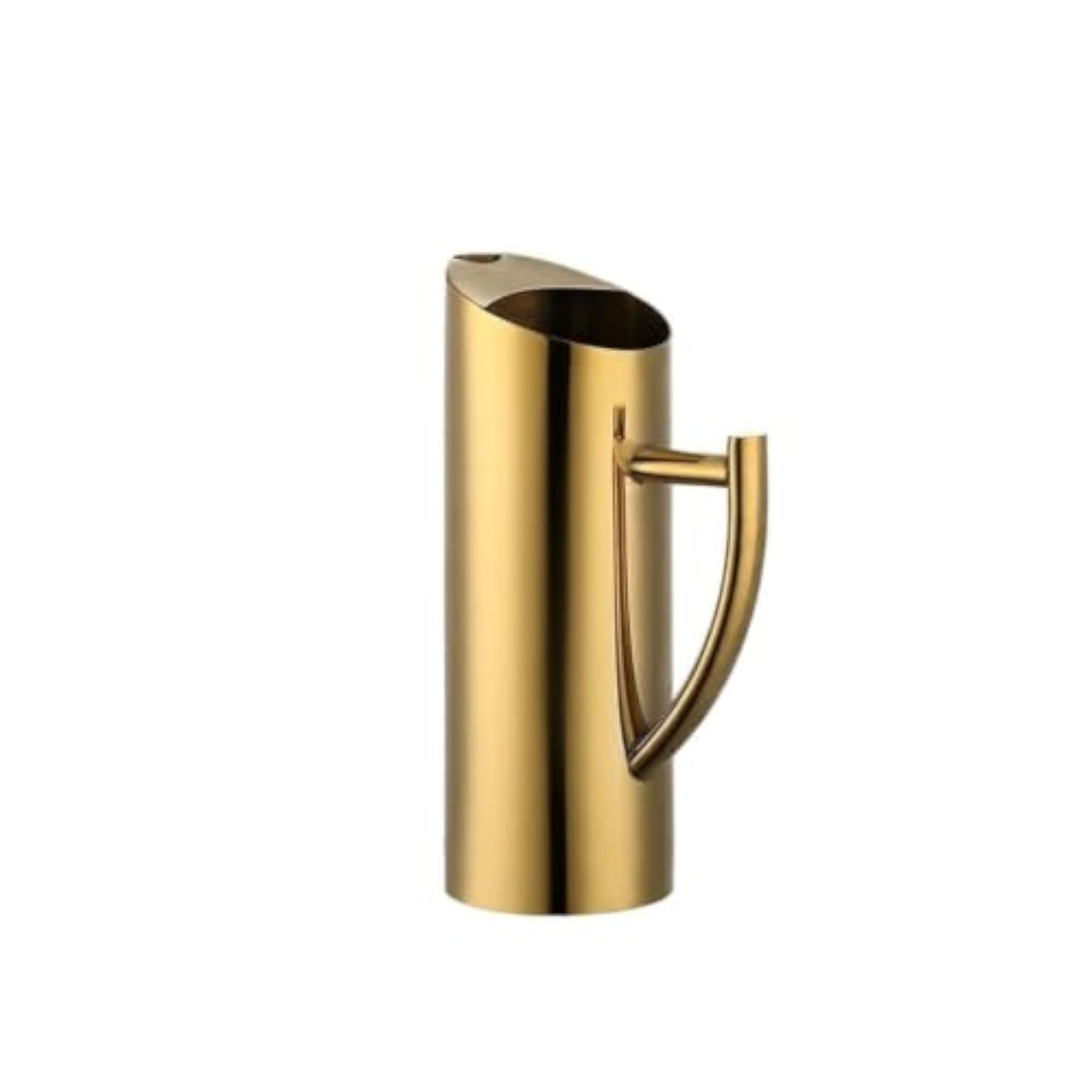Mirrored Stainless Steel Pitcher with Handle, Beverage Jug