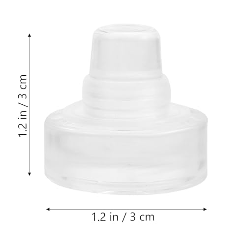 Bouchons de verre de vin Uonlytech transparents aspect cristal pur