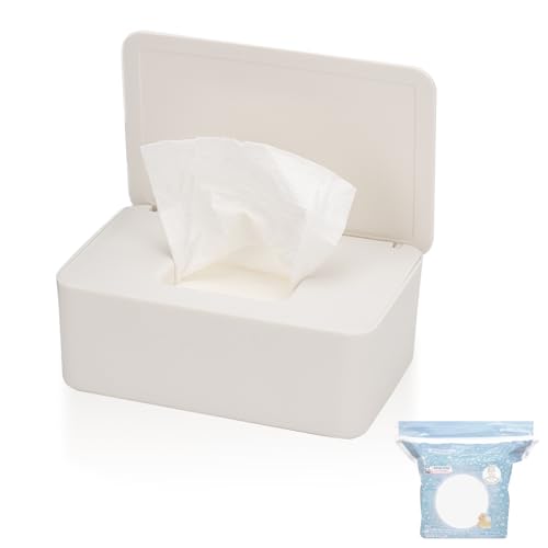 Wipes Dispenser Compatible with Cottonelle Wet Wipes Refill Pack, Refillable Wipes Container...