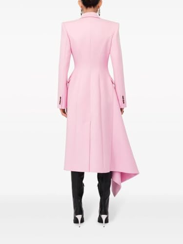 HZUOU Long Womens Suits Jacket Business Long Sleeve Women Work Office Jackets Double Breasted Causal Blazer HZH593