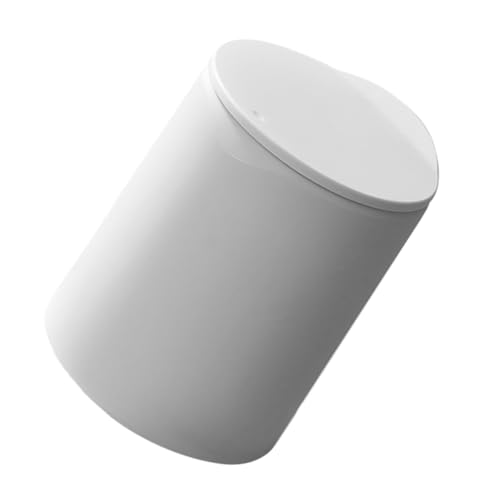 Caneca de basura rectangular LABRIMP de plástico blanco