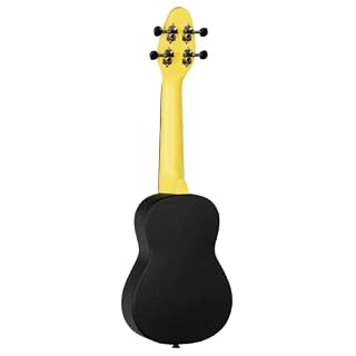Ortega Guitars Ukulélé Soprano jaune – Keiki K2 – Kit de démarrage incluant Accordeur, Courroie, 5 Médiators Medium et… - Les Beatles, Paul McCartney, John Lennon, RIngo Starr, George Harrison Ortega Guitars Ukulélé Soprano jaune - Keiki K2 - Kit de démarrage incluant Accordeur, Courroie, 5 Médiators Medium et… – Image 3