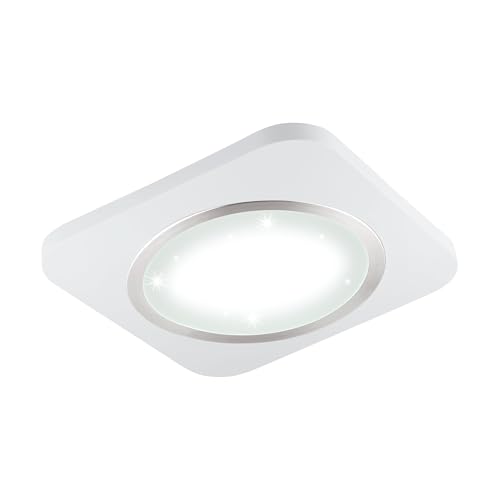 Spot de plafond Eglo 97661 blanc et acier pour cuisine moderne