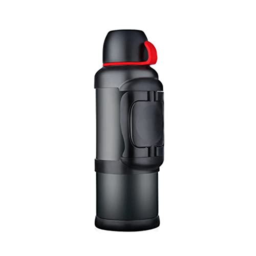 NTALJC Hervidor de Aislamiento de Acero Inoxidable, Botella térmica de Viaje de Gran Capacidad, fácil de Transportar para Agua de té de Doble Pared (4L)