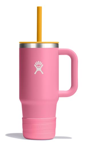 Hydro Flask Kids 24 Oz Travel Tumbler with Handle, Lid and Straw for School - Insulated Stainless Steel in Dahlia Pink - image 1
