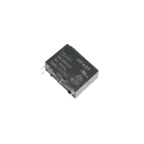 Relais 12V HF46F-012-HS1 pour la modernisation domotique et la réparation d'appareils