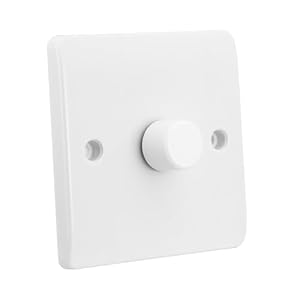 Candeo WiFi Smart Rotary Dimmer Switch | Compatible with Smart Life, Alexa & Google Assistant | LED & Incandescent Bulbs | Voice & App Control | No Neutral Wire Required | No Hub Needed | 2- Way Setup