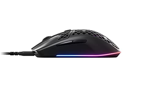 Image of (Refurbished) SteelSeries Aerox 3 | Super Light Gaming Mouse | 8,500 CPI TrueMove Core Optical Sensor | Ultra-Lightweight 59g Water Resistant Design | 100% Virgin Grade PTFE Feet - Onyx USB
