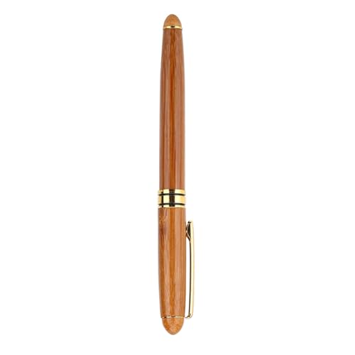 Asixxsix Pluma Estilográfica de Arte Caligrafía, Punta Ancha, Escritura para Artistas, Estudiantes, de bambú, Gótico árabe, 1 ud. (Punta del bolígrafo 2,5 mm.)