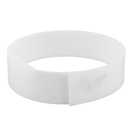 Mikikit Tira Difusora LED Flexible para Iluminación Ambiental, Lámina Opal de 122 X 2,5 Cm, Difusor Antideslumbrante de Luz Suave, Resistente al Calor, Adecuado para Proyectos de