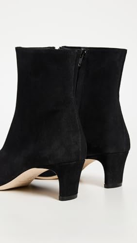 STAUD Women's Wally Ankle Boots, Black, 7.5 Medium US4