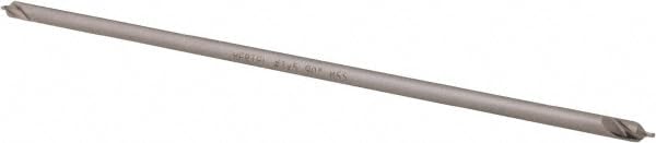 Hertel Combo Drill & Countersink, #1, 1/8" Body Diameter, 118° Angle, High Speed Steel, Bright Polished Finish, 3/64" Point Diameter, 5" Overall Length