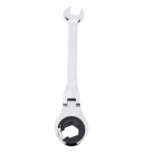Clé à cliquet à tête ouverte 19 mm SEAFRONT en acier CRV orientable - 6