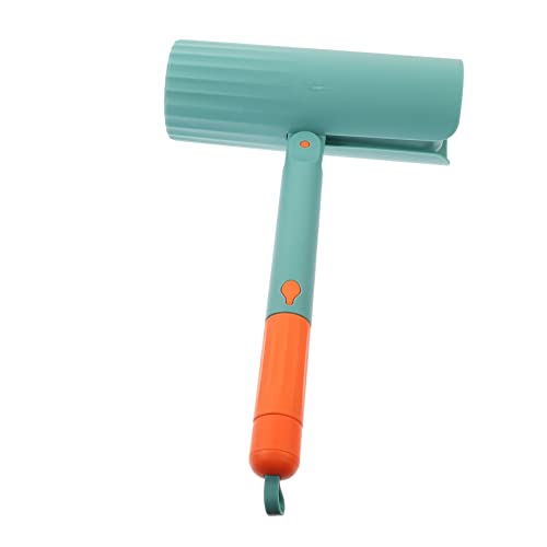Pegatina lint Roller quitapelos Removedor de Pelaje Quitapelusas portátil Doble Rodillo de Pelusa para la Ropa removedor de Piel Conveniente Rodillos de Pelusa Gel de sílice Green BUGUUYO