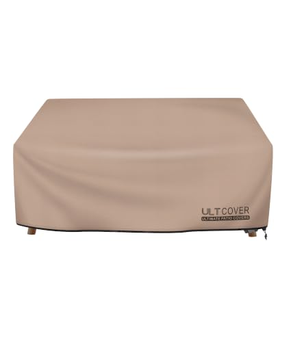 Waterproof outdoor deep seat sofa bench cover, 104W x 40D x 35H