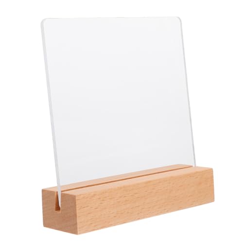 LIFKOME Nail Art Display Boards Small Acrylic Sign Holder Nail Tips Display Board