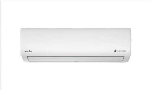 La mejor comparación de Minisplit Inverter Mabe que Puedes Comprar On-line. 44 Aire acondicionado inverter Mabe, mini split con frío y calor, 12000 BTU, modelo MMI12HABWCATM1, 110V, por Mabe