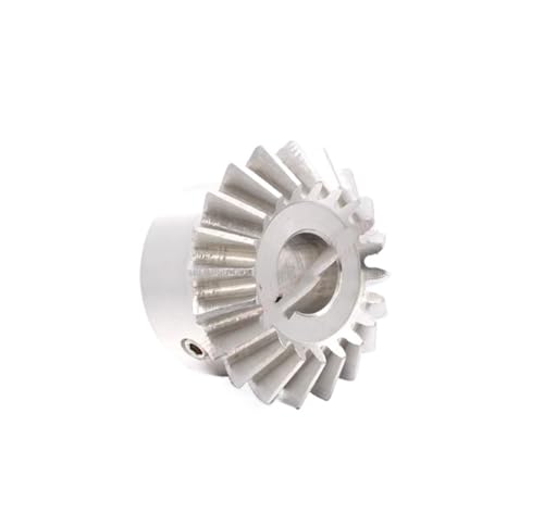 Bevel Gear Pinion Hardware Mechanical 1pcs 1:1 304 Stainless Steel Bevel Gear 1M 30 Teeth 1 Module 30T 90 Degrees Meshing Angle Steel Gears(12mm)