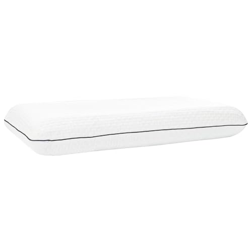 vidaXL Almohada para Dormir Liso 70 x 35 x 10 cm Espuma...