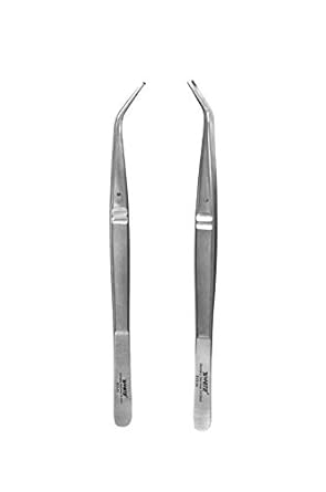 SS WHITE - Dental Cotton and Dressing Pliers Crane-Kaplan 15cm L-R Set