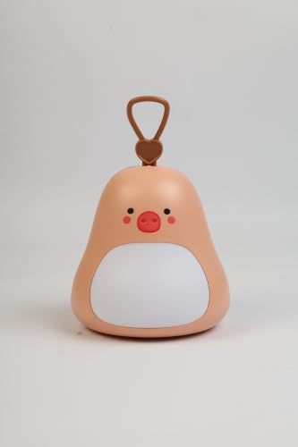 Image of Lexton 6 Inch Warm Baby Light for Kids | Portable USB Charging Lamp with 3 Brightness Levels, Soft Glow, Hanging Handle, ON /Off Button Control Night Lamp for Kids Room & Gift Purpose