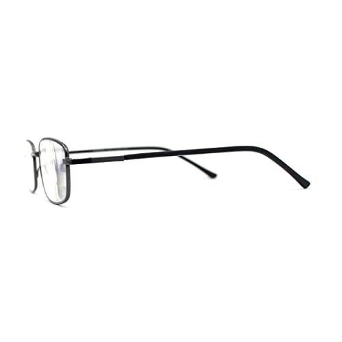 SA106 Classic Iconic Dad Fashion Narrow Rectangle Snug Reading Glasses3