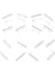 Miles Kimball Bedskirt Pins,White,One Size Fits All