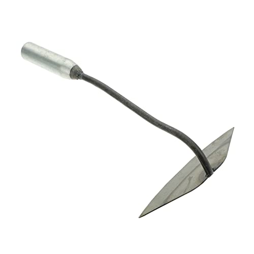VICASKY Garden Hoe Tool Iron Hoe Non-Slip Handle Easy to Use for Household and Daily Gardening