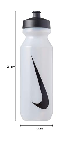 Image of Nike BIG MOUTH BOTTLE 2.0 32 OZ - CLEAR /BLACK /BLACK, 946 ML