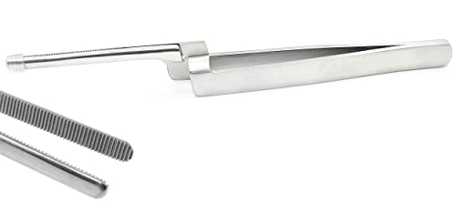 AAProTools Dental Articulating Paper Holder - Pliers Straight Holding Stainless Steel Tweezers Hold Firmly The Articulating Paper Forceps Dental Suitable for Dentist Students Household…