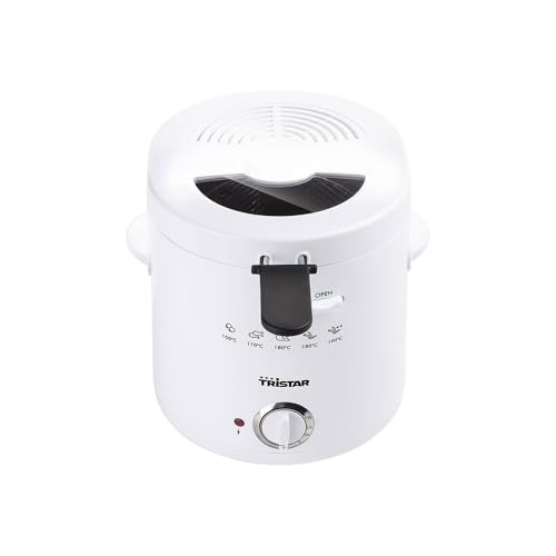 Friteuse 1,5L Tristar FR-6941 compacte blanche à paroi cool touch - 6