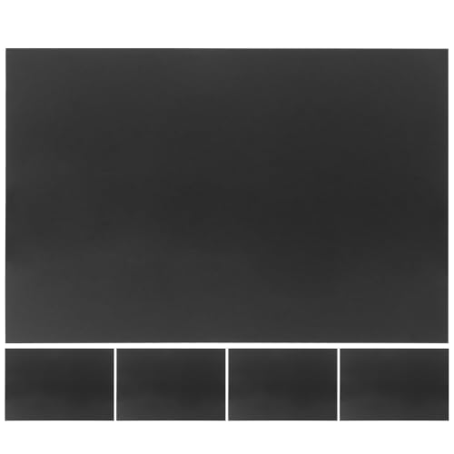 Placa de acrílico negro de 2mm lámina de metacrilato plano con bordes lisos para manualidades DIY