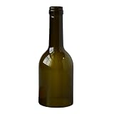 Cut Wine Bottle 8 Inches Tall, Bottomless Wine Bottle, Unique Wine Bottle Glass Candle Holder - Great for Home Decor, Parties and Centerpieces