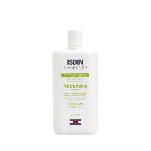 ISDIN Nutradeica Champú para Caspa Grasa, 400 ml