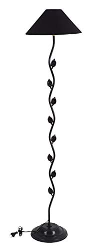 Image of Leaf Floor LAMP with BLK Shade