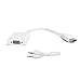 Vroomoto VGA-Adapterkabel/VGA-Konver... – auf -Adapter (1080p) mit -Unterstützung, ABS-Gehäuse, 0,2 M Länge, inkl. 3,5-mm-Audioanschluss – für, PC, Monitor, Projektor & HDTV (Weiß)