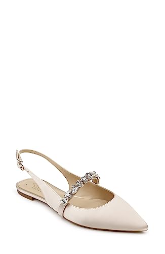 Jewel Badgley Mischka Bambi Pointed Toe Sling Back2