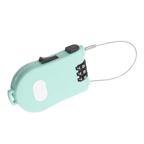 NOLITOY 迷?伸縮式スチールケーブル パスワードロック 桁ダイヤル式 自転車用ワイヤーロック 防盗スーツケース兼用