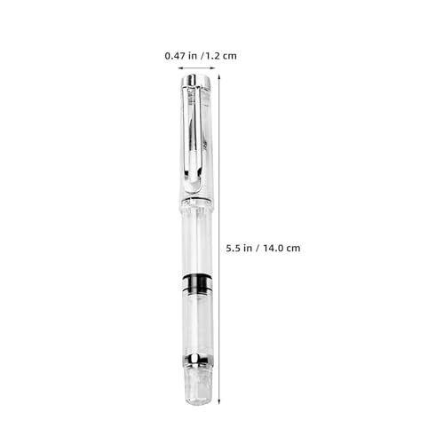 Stylos Plume Rechargeables à Piston Pointe Souple Écriture Confortable