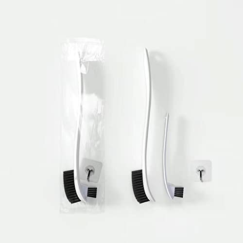 Image of Toilet Brush and Holder 2 Pack- 3 Functioned Toilet Bowl Cleaner Brush, Now Very Easy Under The Rim Cleaning. Strong Bristles, Good Grips. Toilet Bowl Brush