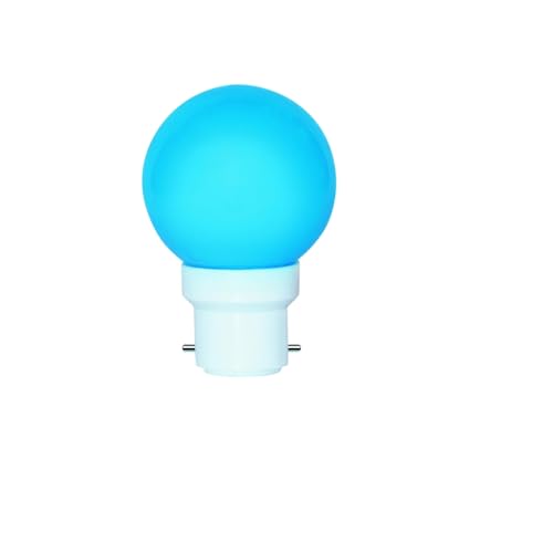 Image of K D 0.5W B22 LED Yellow LED Bulb (Deco Mini) (Bulb Pack of 05=- Mix Colour)