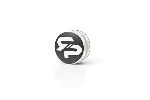 RTP Tennis Racket Vibration Dampener - ShockSorb White Original V3 The Only Dampener Made for Pain Relief - Handcrafted with Patented Material Sorbothane Made in USA - 1 Pack Limited Warranty
