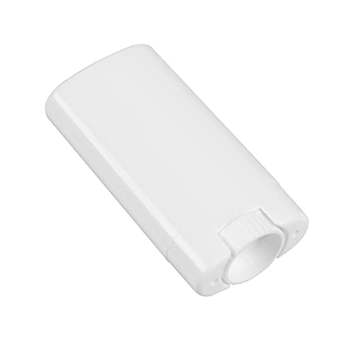Xiboya Textile Empty Oval Deodorant Lip Lipstick Balm Tubes Containers Plastic (20-Pack) (15Ml, White) #TOP1
