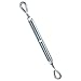 AllGIFT Turnbuckle Galvanized Durable Carbon Steel Cable Tightener Adjustable Eye and Eye Turnbuckle Wire Tensioner Wire Rope Tension