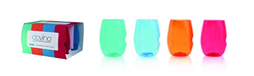 Govino Flexible Shatterproof Jewel Tone Wine Glasses, 16-Oz (Set Of 4). #TOP1