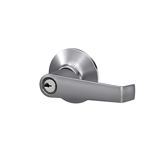 Schlage F51 Csv Ela 626 Keyed Entry, Lock Tubular, Satin Chrome #TOP3